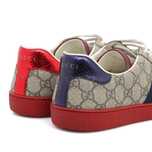 Кросівки ТЕРМІНОВО  Gucci Ace GG Supreme Low Blue Red Men's