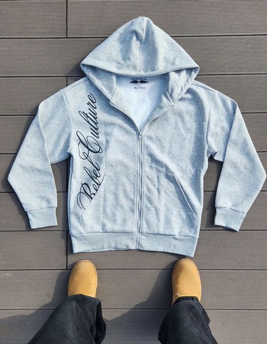 Zip hoodie "Rebel Culture" streetwear