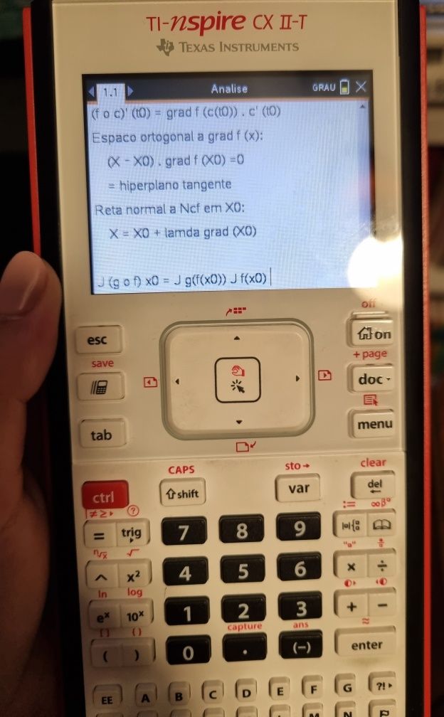 Calculadora Gráfica TI-nspire CX II-T com estojo