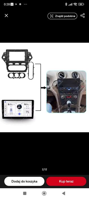 Radio z Nawigacją Mondeo MK4 Android