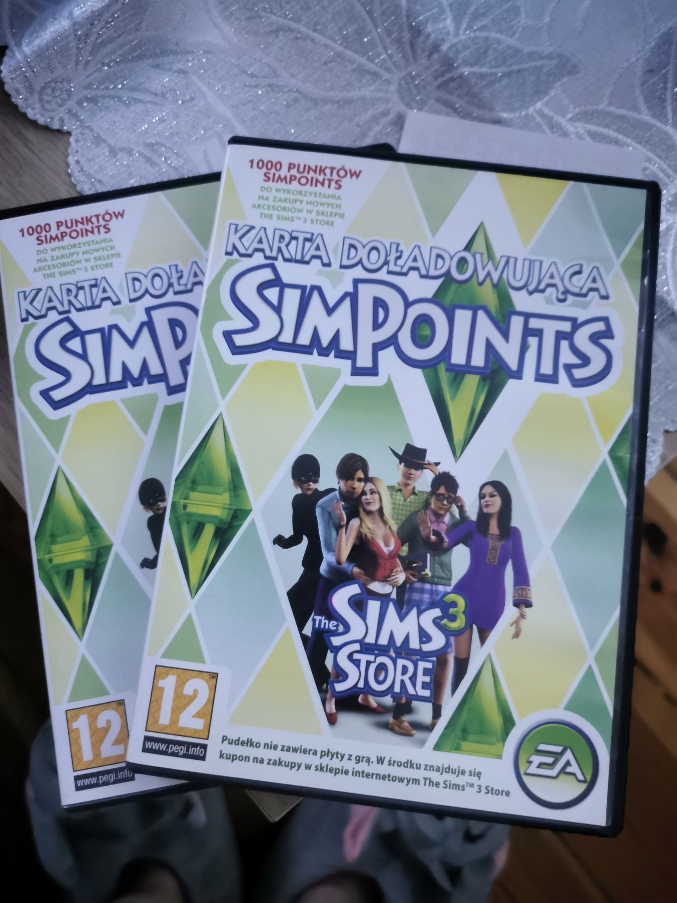 The sims 3 karta doładowująca simpoints - pudełko dla kolekcjonera