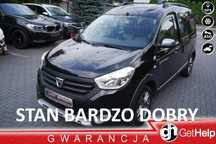 Dacia Dokker 100tys. 95KM Stan tech bdb bezwypadkowy 1wł z Niemiec Gwarancja 12mcy