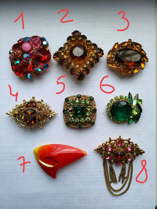 Брошь Чехия  б/у.