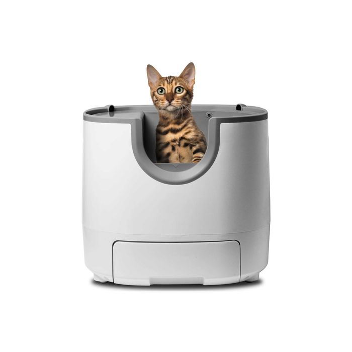 Inteligentna kuweta SAMOCZYSZCZĄCA z czujnikami bezpieczeństwa