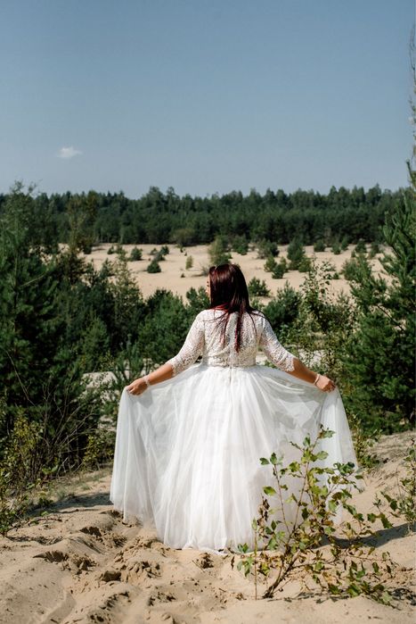 Piekna suknia ślubna rozmiar 40