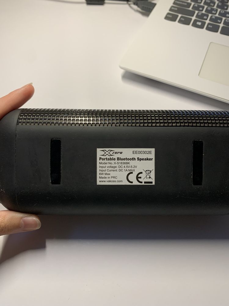 Колонка Xzero X-S1836BK portable bluetooth speaker, кольорова