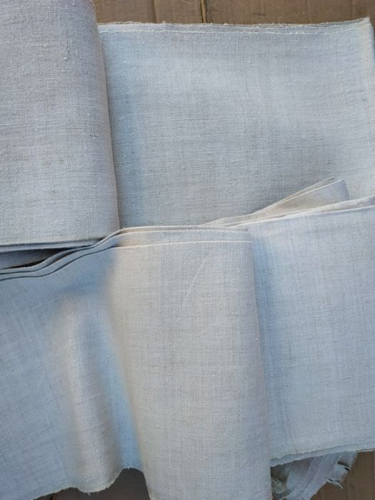 Полотно конопляное домотканое старинное домоткань ткань с конопли .