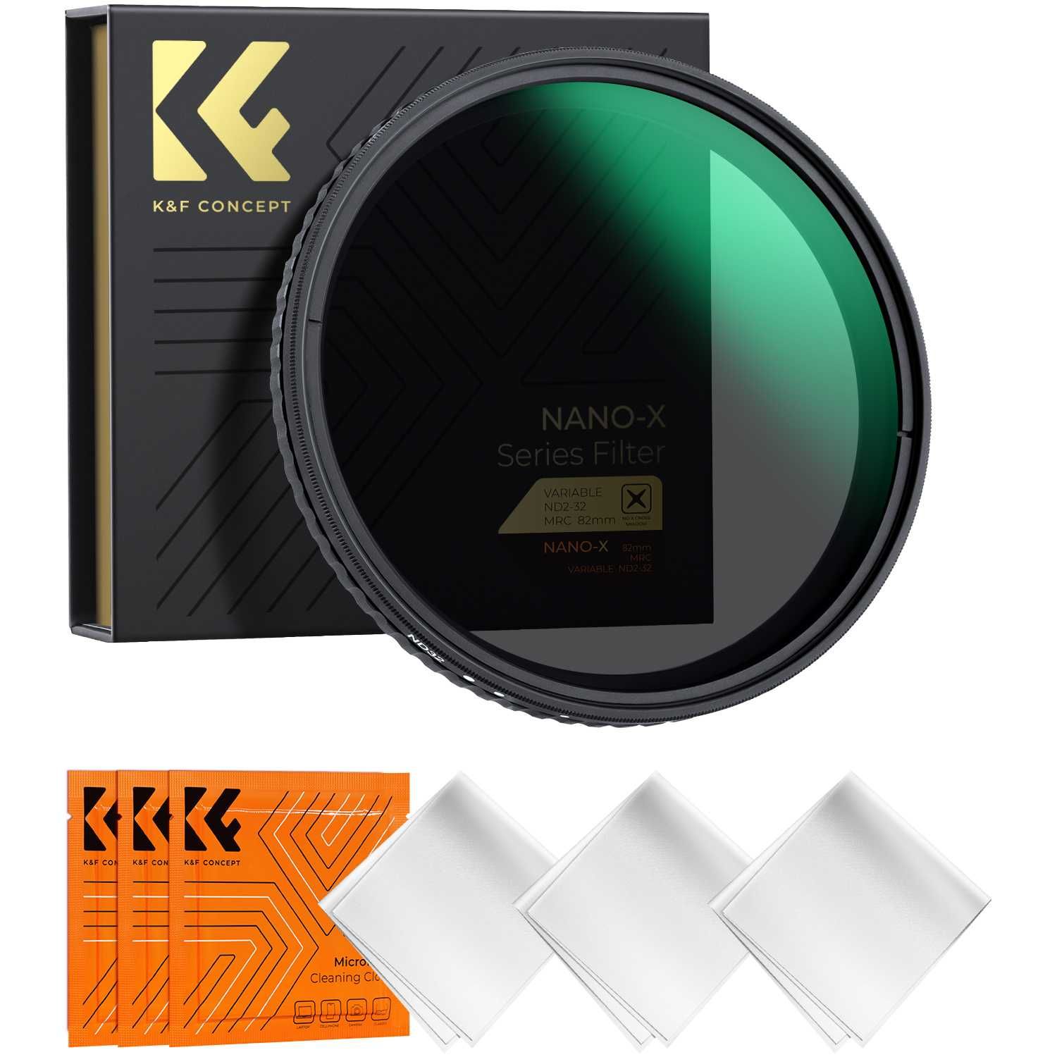 Світлофільтр K&F Concept MCUV, CPL, MRC CPL, ND, CPL+ND 11 видів+кейс