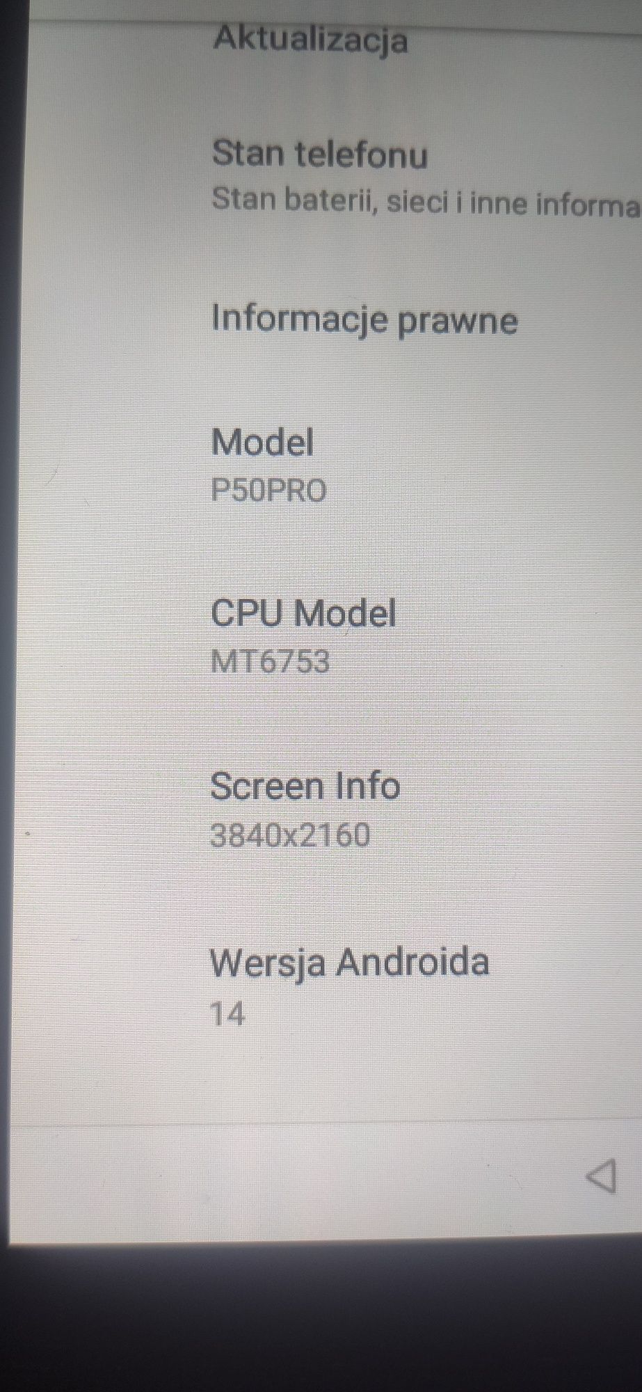 Tablet android tablet