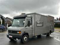 Mercedes-Benz 814D KAMPER/ WOHNMOBIL/ CAMPING  DUZY KAMPER/ 6 Ton/ Klima/ Webasto/ Oldtimer po stluczce z Niemiec!