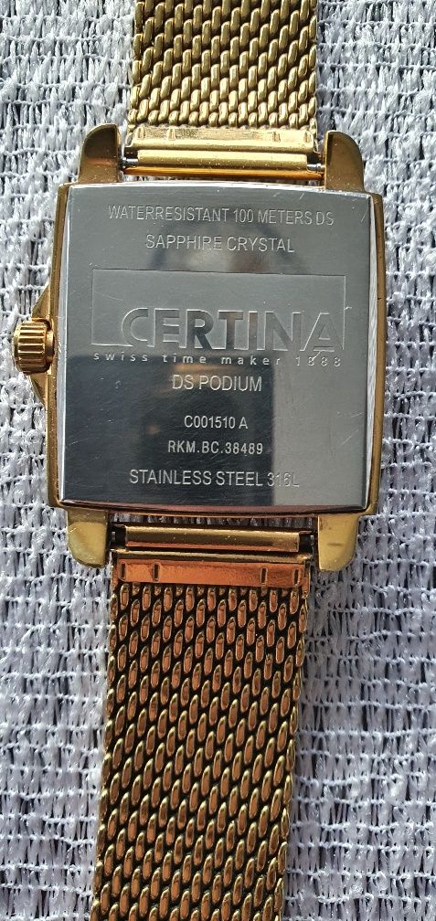 Zegarek Certina 1888 jak nowy sprzedam