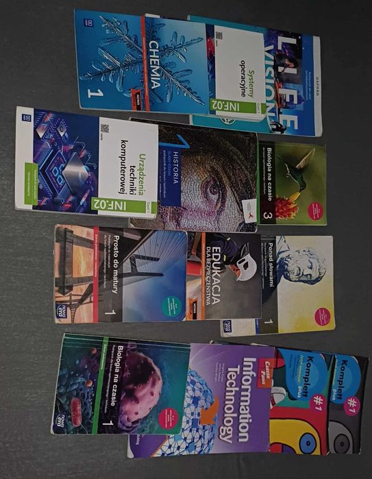 Komplet podręczników klasa średnia 1–2 – okazja, tanio!