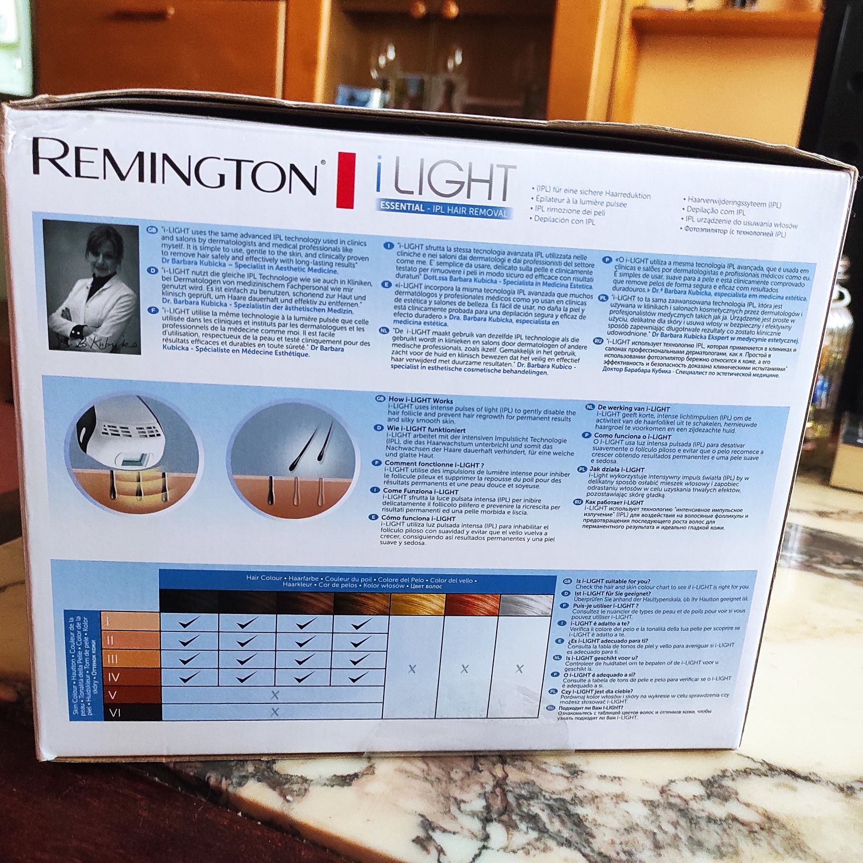 Depilator laserowy Remington ILight IPL 6250