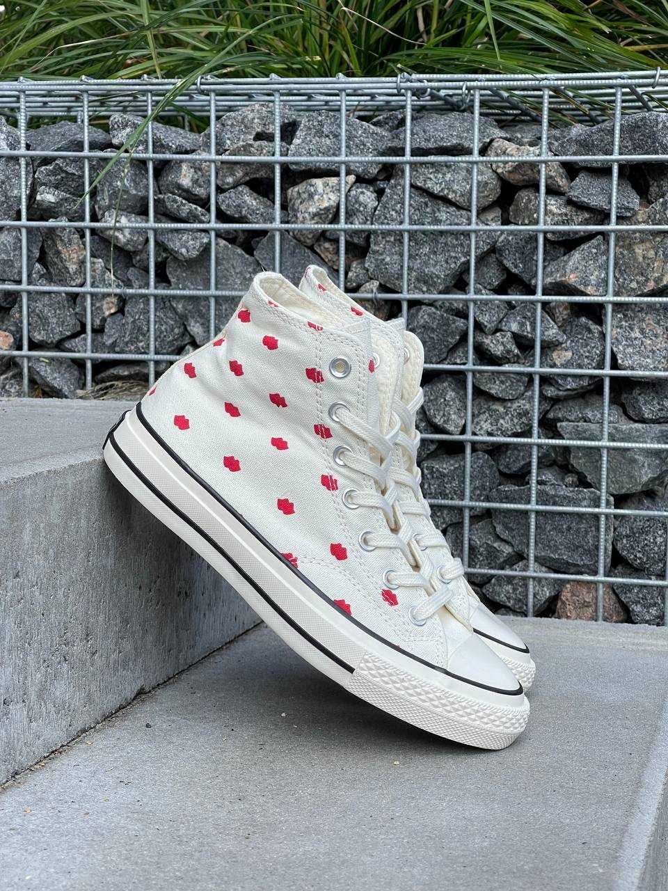 Женские кеды Converse Chuck 70 Embroidered Lips 36-40 Новинка Осени!