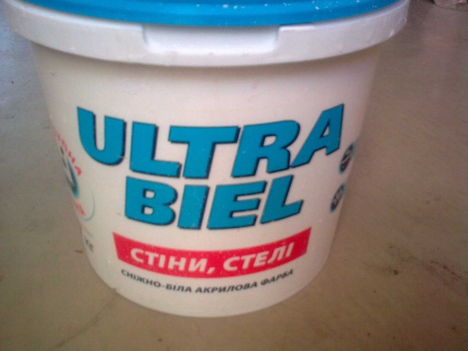 Краска Śnieżka Снежка 7 кг, акриловая, белая, интерьерная