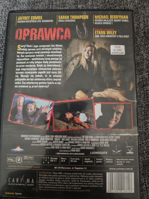 "Oprawca" film DVD
