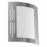 kinkiet / lampa ogrodowa eglo biała e27 60 w 23x26 cm