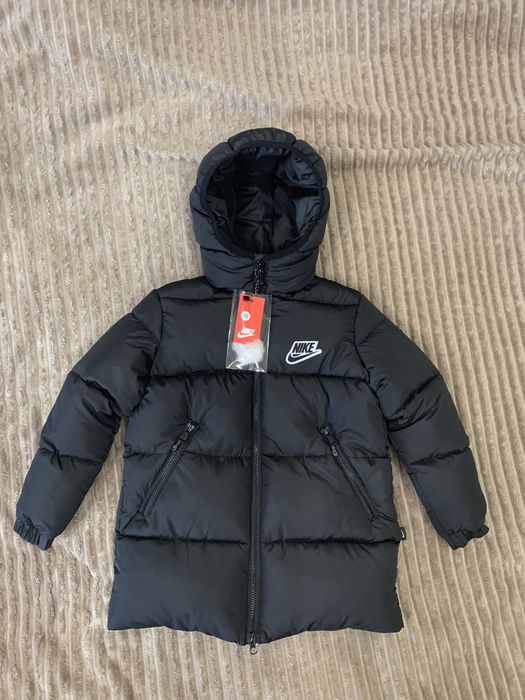 , Зима Пуховик детский,   Nikе  от 104-152. Короткие. Удлиненные