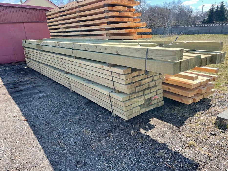 Więźba dachowa, drewno konstrukcyjne, C24, Kvh, Bsh,  strugane,