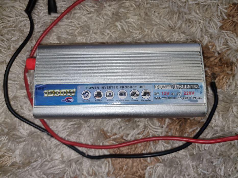 Інвертор перетворювач 12-220  1500w