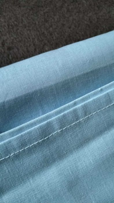 prześcieradło PRL niebieskie 160/210