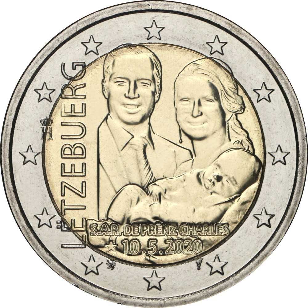 Монети Люксембургу номіналом 2 євро 2004-2024 року: