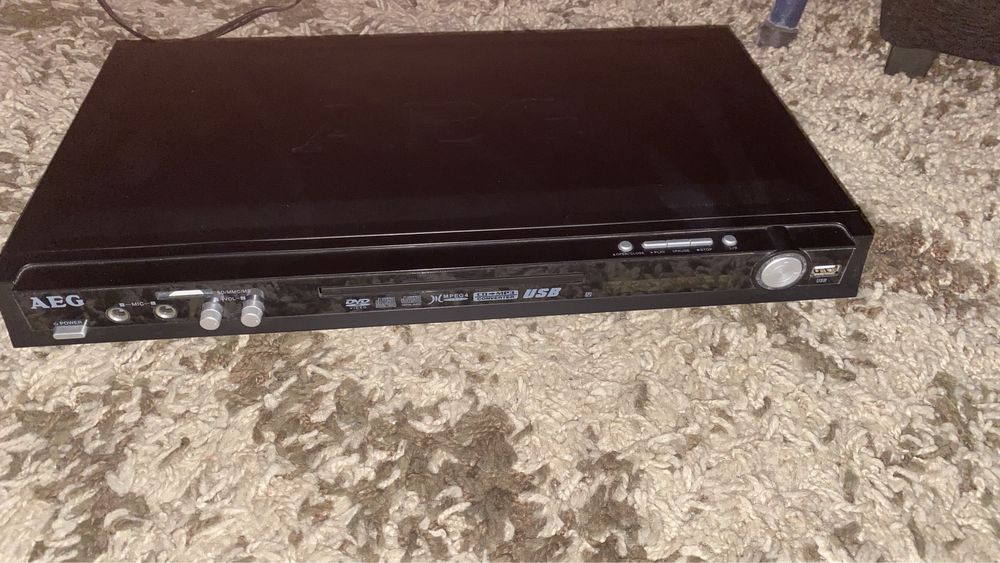 Leitor de dvd a funcionar