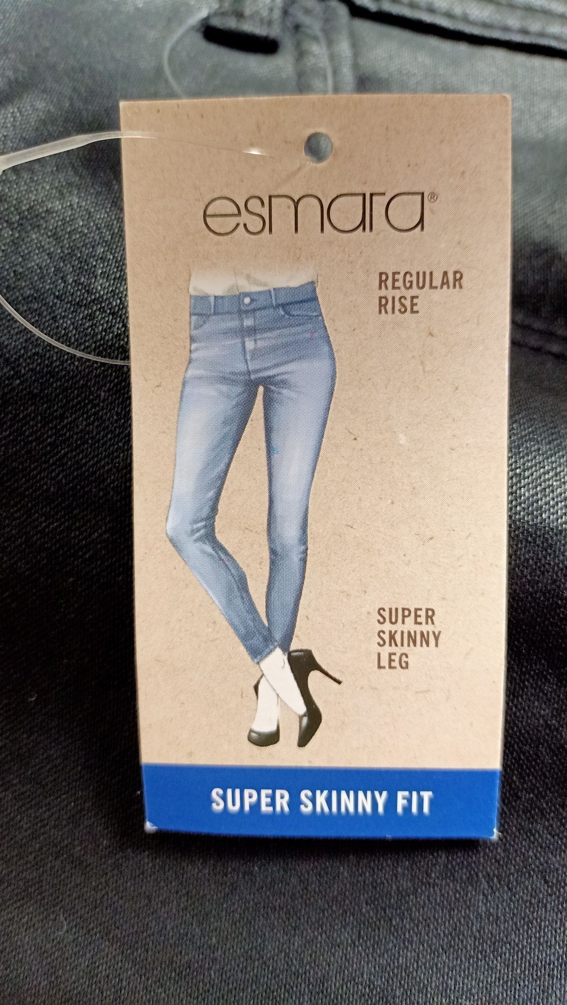 Spodnie damskie 40 czarne skiny Lidl