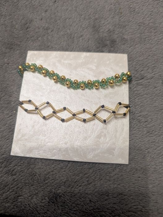 Zestaw 2 bransoletka na gumce