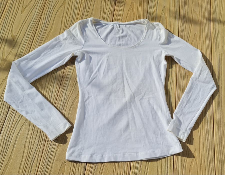 Bluzka damska biała H&M r. S