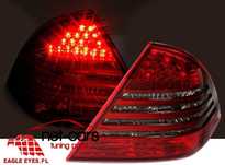 Lampy tylne tył MERCEDES C W203 LED Diodowe Czerwono dymione