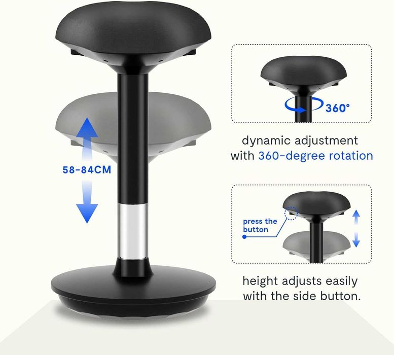 Nowe ergonomiczne krzesło / hoker / stołek / FlexiSpot BH4B !K443!