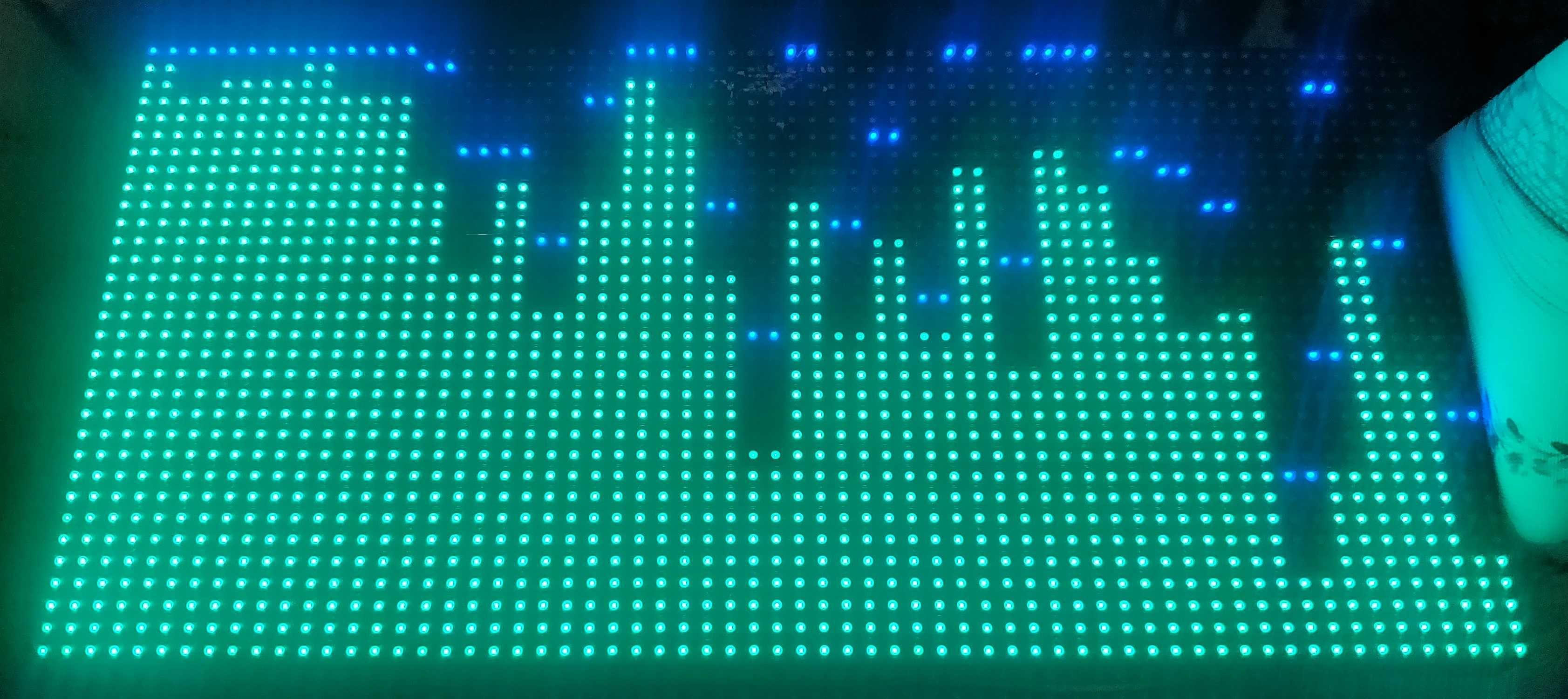 Display Bg LEDs RGB de Espectro Musical Controlado por Som
