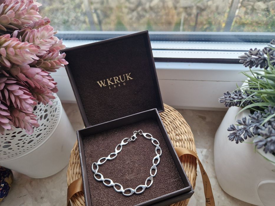 Bransoletka W. KRUK chain charms Łańcuchowa srebro 925