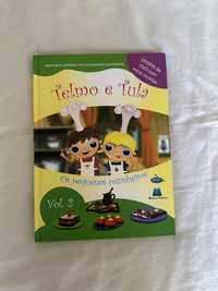 Livro com DVD de Culinária Infantil (Telmo e Tula)