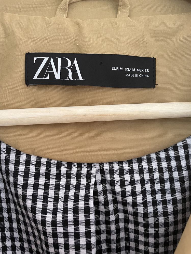 Zara тренч плащ куртка