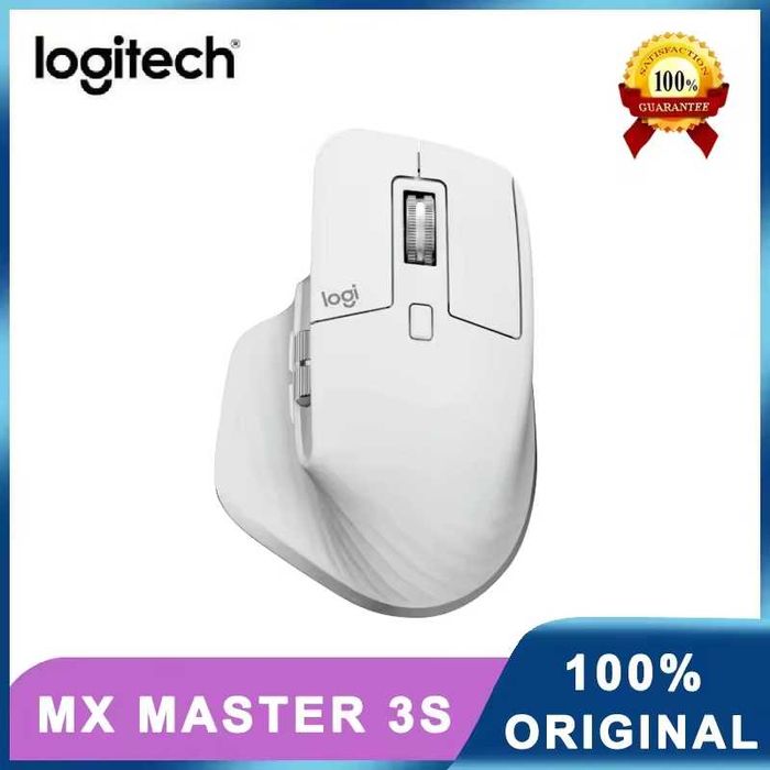 Беспроводная мышь Logitech MX Master 3S White | 8000 dpi | 7 кнопок