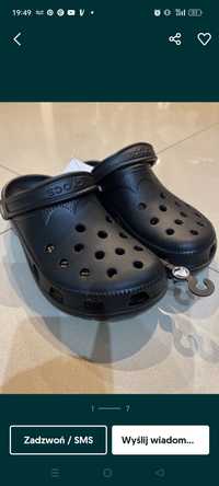 Buty crocs M4W6 czarne