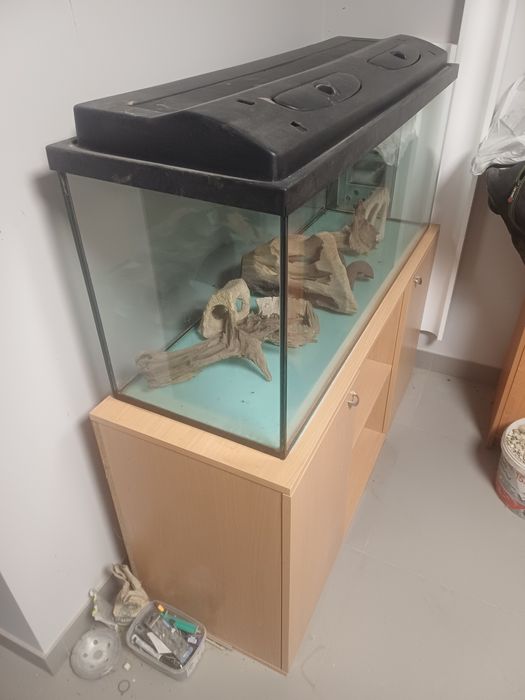 Akwarium 240L  cały zestaw  dużo dodatków