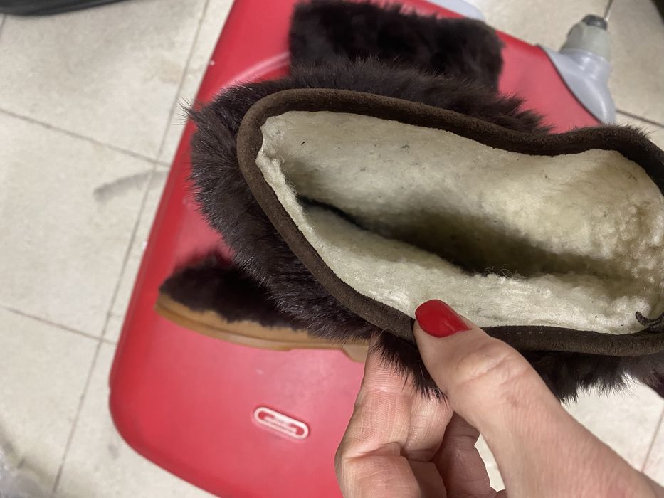 Чоботи натуральне хутро