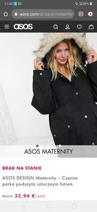 Nowa parka ASOS DESIGN Maternity L/ XL