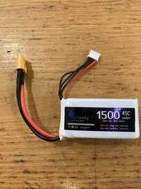 Bateria 45C 1500mAh p/ RC carro avião barco drone - Novo