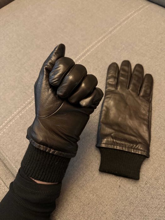 Howard London ELLA rękawiczki skórzane z wełnianą podszewką ściągacz