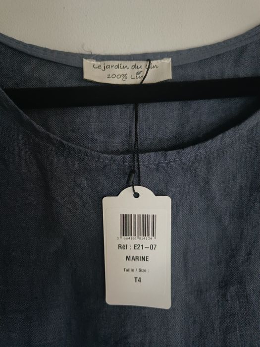 Bluzka tunika lniana nowa