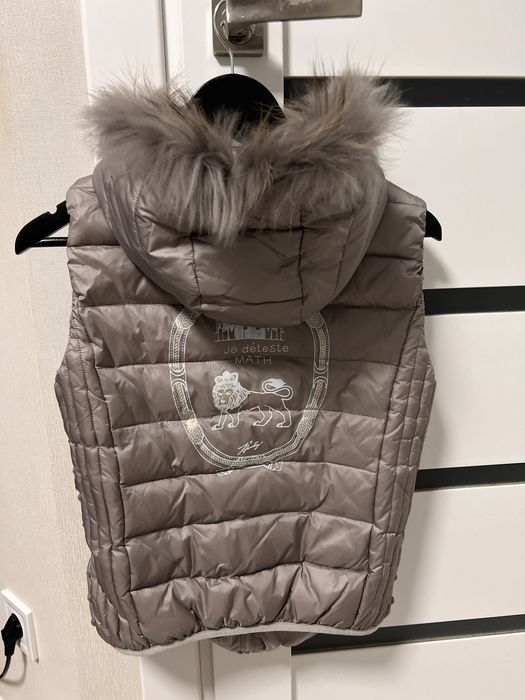 Жилетка з натуральним хутром та кофта! Комплект!