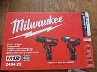 Набор компактных шуруповертов Milwaukee M12 2494-22