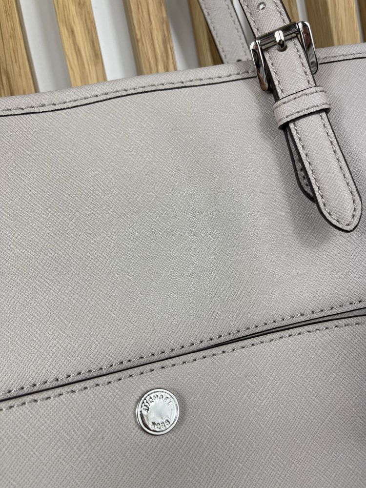 Torebka Michael Kors – Jet Set Medium Saffiano – kolor popielaty