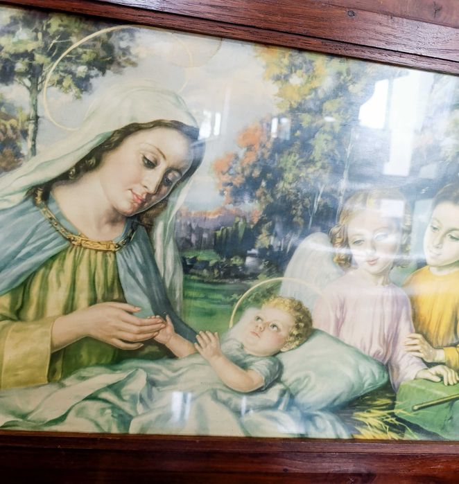 Quadro Maria e Menino Jesus