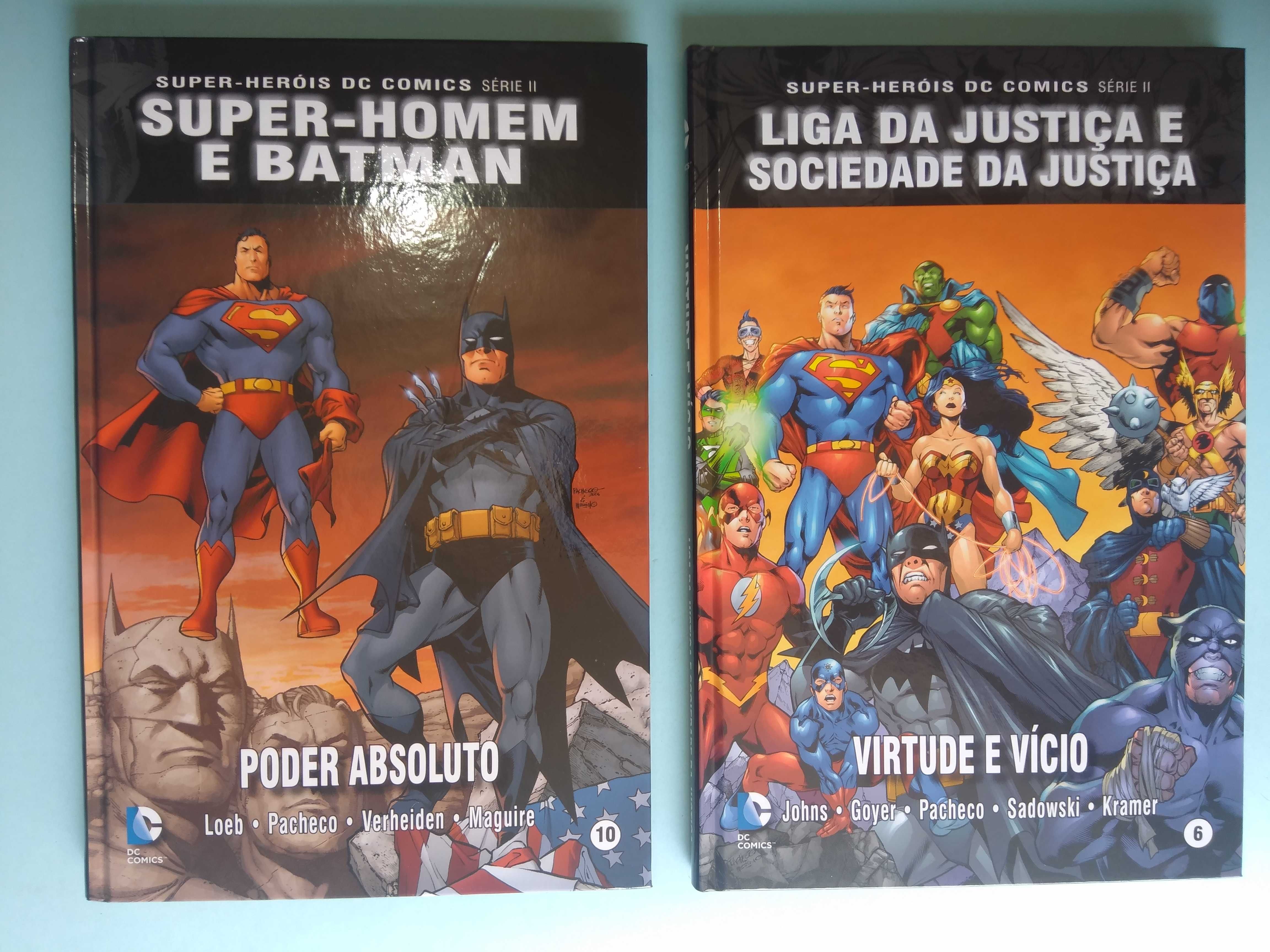 Super Heróis DC Comics , Série II - Editora Levoir. Completa 10 vols.