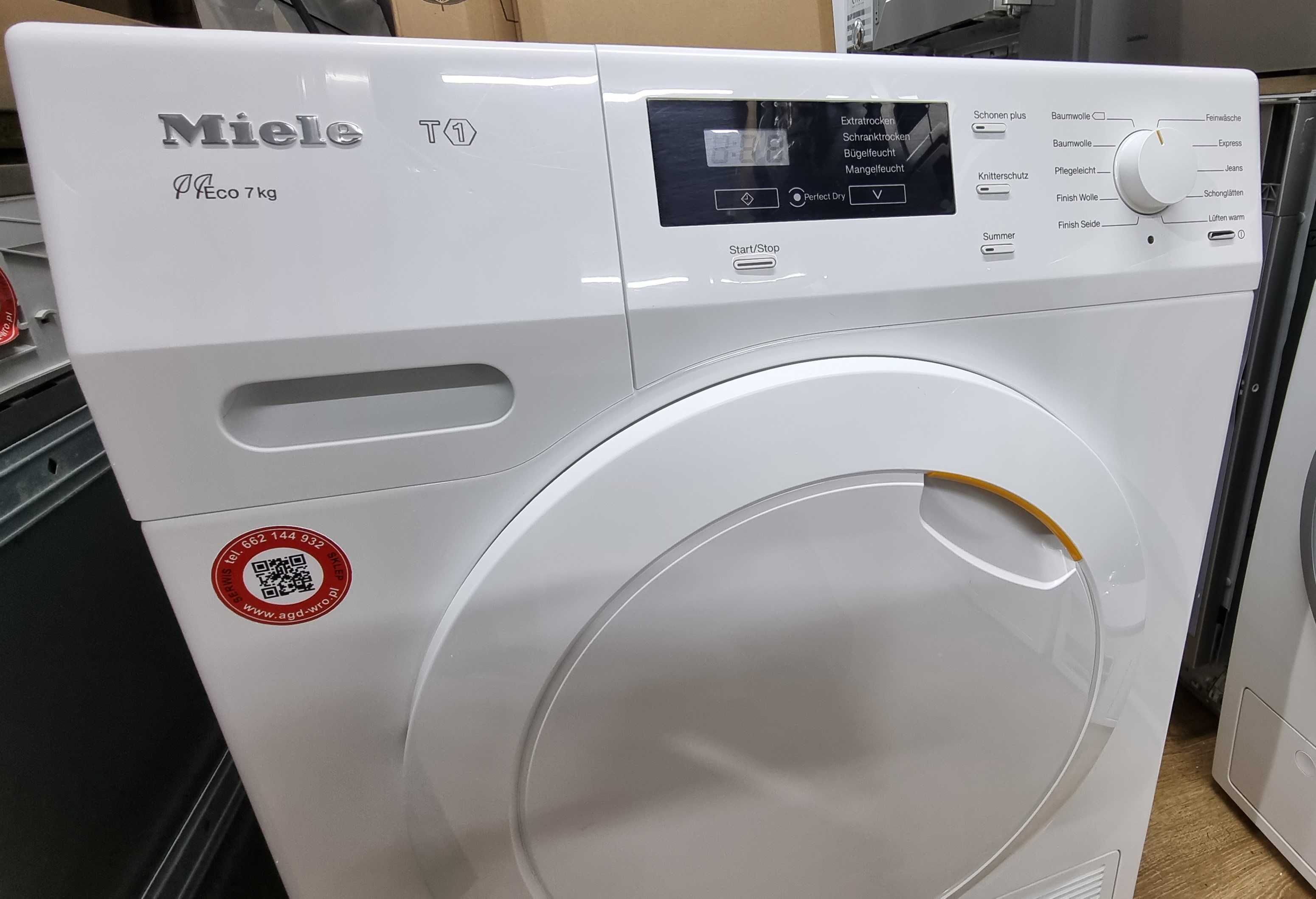 Suszarka z pompą ciepła T1 Miele TKB 150 WP, 7kg, EcoDry, FragranceDos
